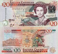 20 долларов 2016 Восточные Карибы «Дом правительства Монтсеррат» (UNC) Пресс