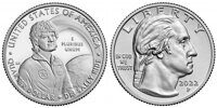 25 центов 2022 США «Астронавт Салли Райд - Женщины Америки» 2-я монета UNC